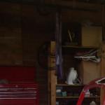 Helping repair the red Elan