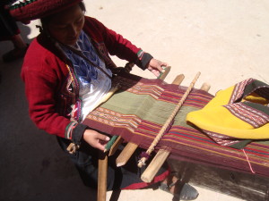 Weaving at Chinchero